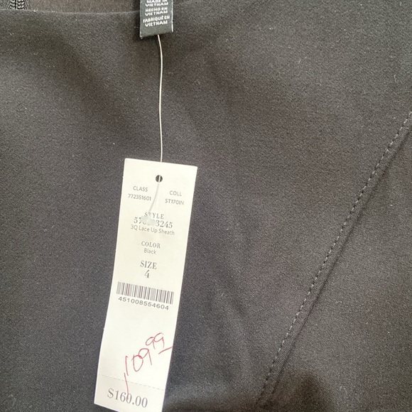 NWT Gorgeous Black Dress, size 4, from White House Black Market. - Picture 13 of 13